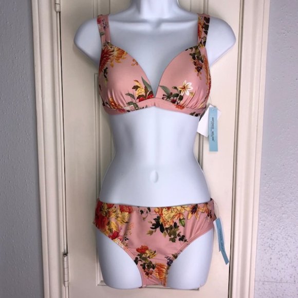 Antonio Melani Overjoyed Pink 2 Pc Swimsuit. NWT! - Picture 3 of 8